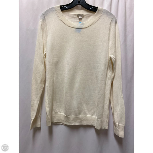 Sweater By J. Crew In Cream, Size: L