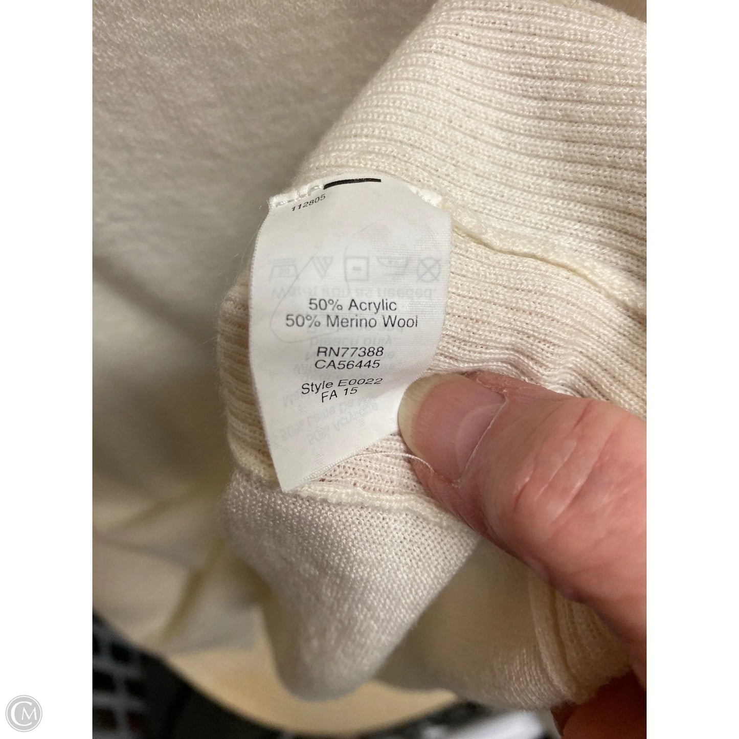 Sweater By J. Crew In Cream, Size: L