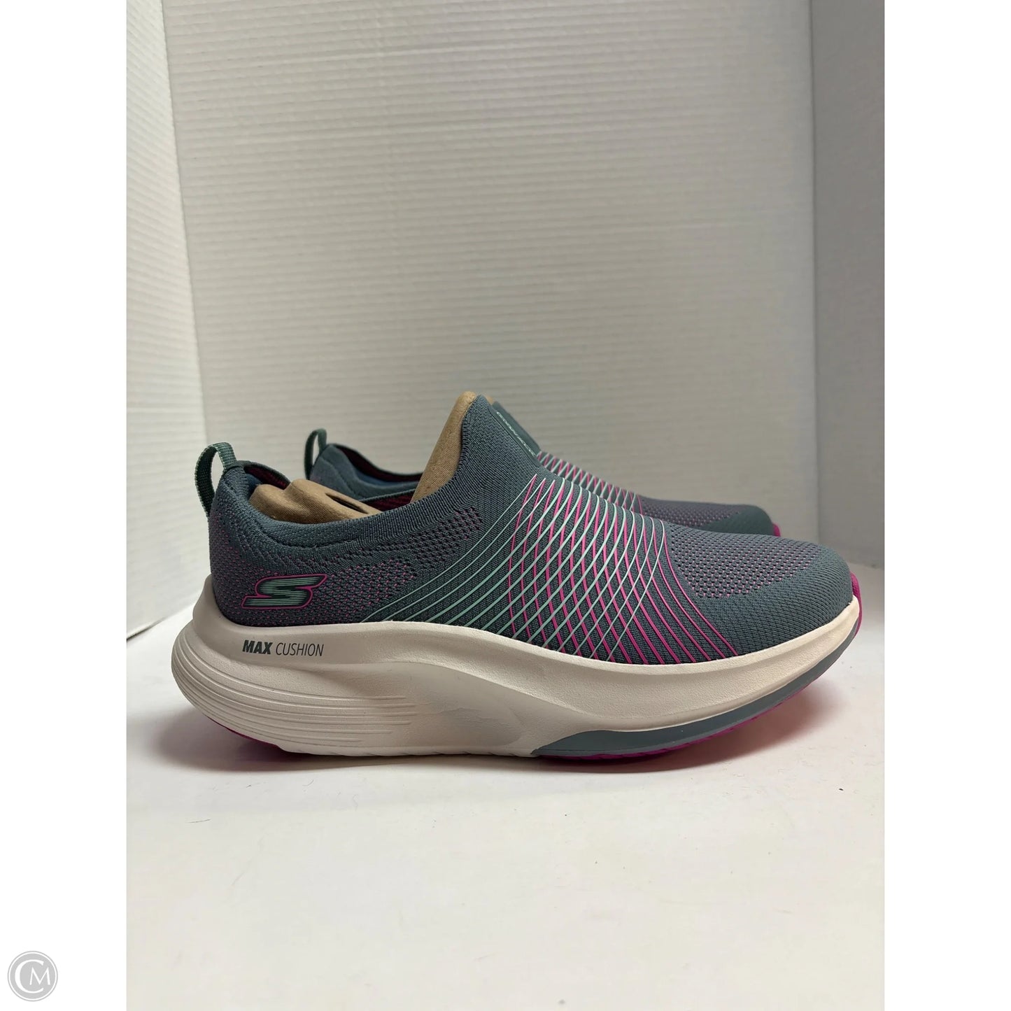 Shoes Athletic By Skechers In Grey, Size: 8