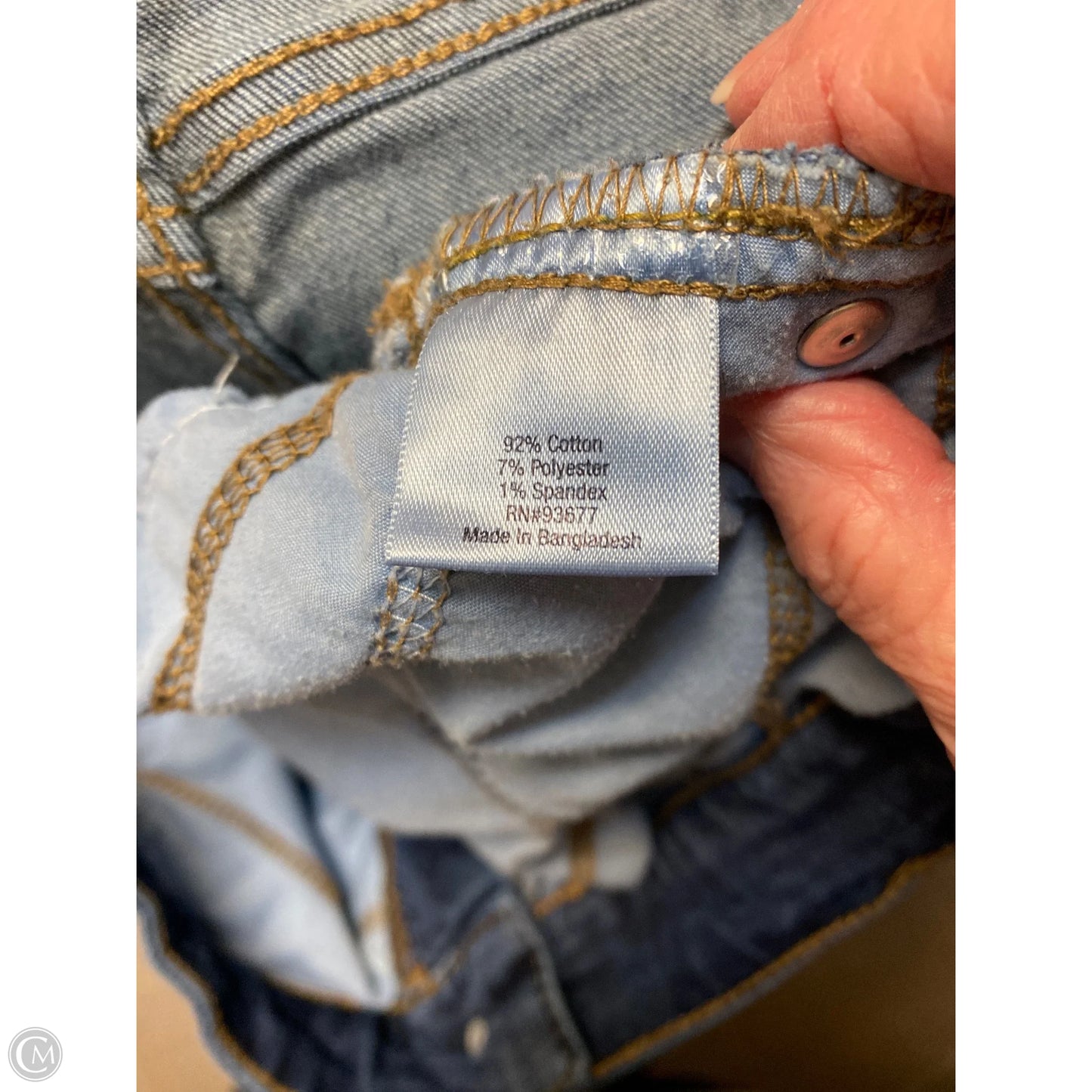 Jeans Straight By St Johns Bay In Blue Denim, Size: 18