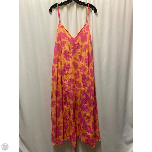 Dress Casual Maxi By Gap In Peach, Size: L