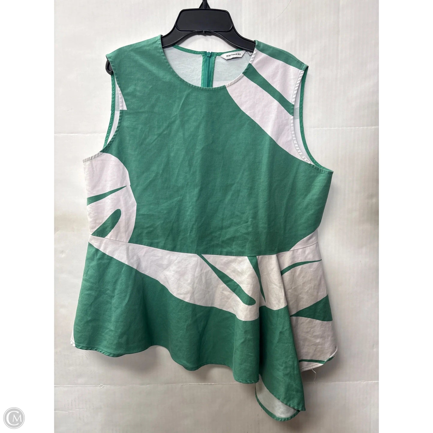 Top Sleeveless By Marimekko In Green, Size: Xl