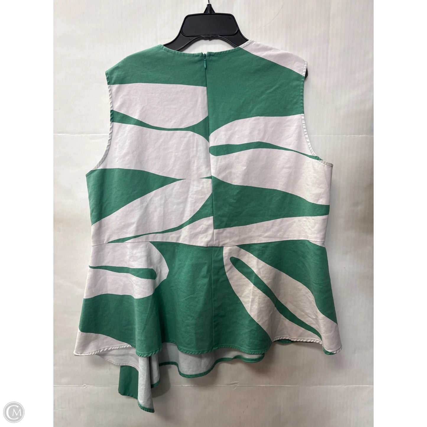 Top Sleeveless By Marimekko In Green, Size: Xl