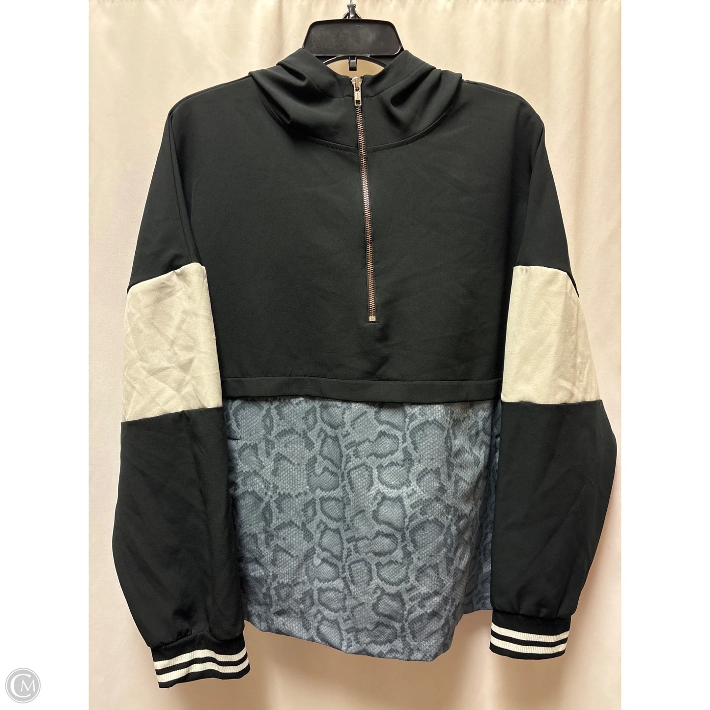 Athletic Jacket By Avia In Black, Size: Xl