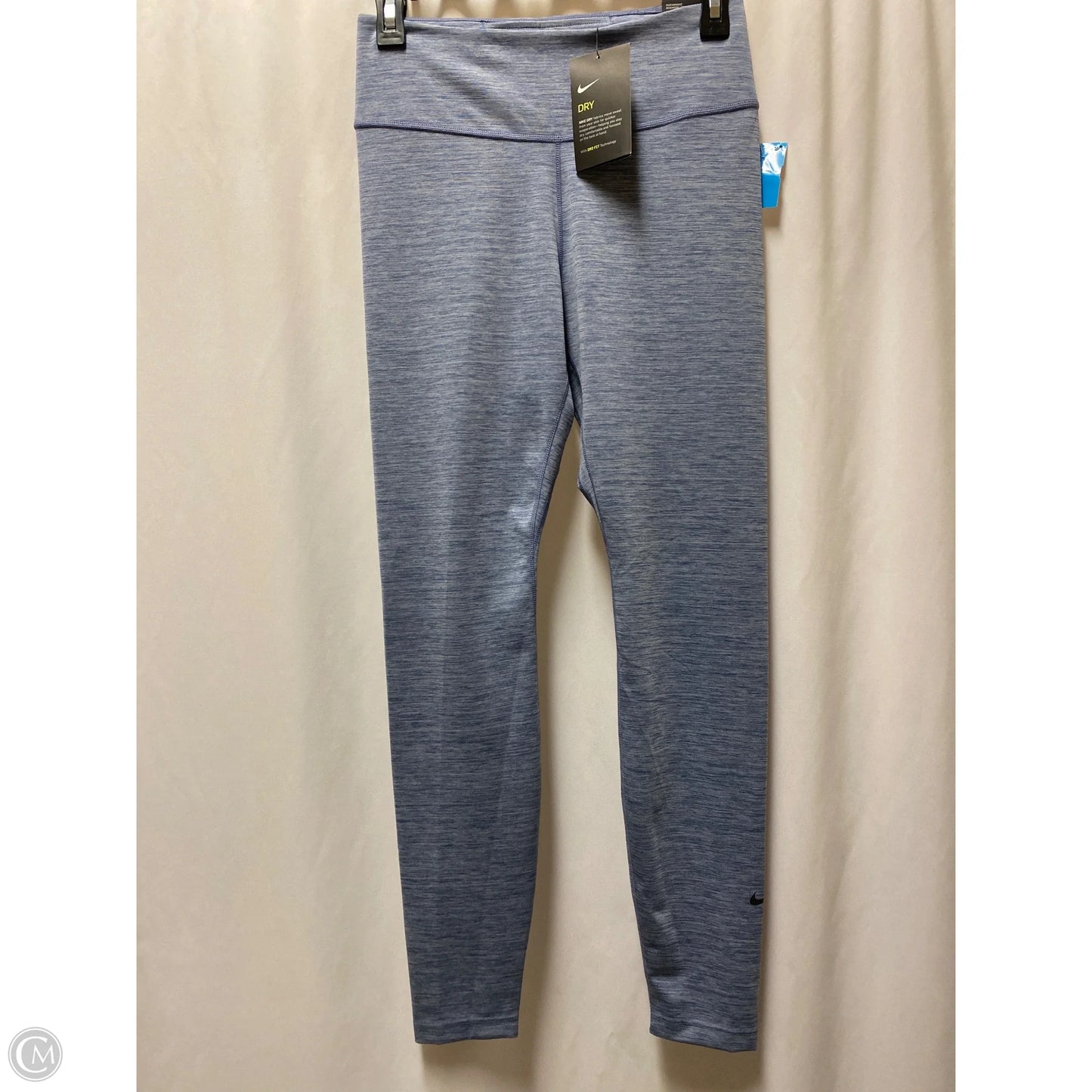 Athletic Leggings By Nike In Blue, Size: M