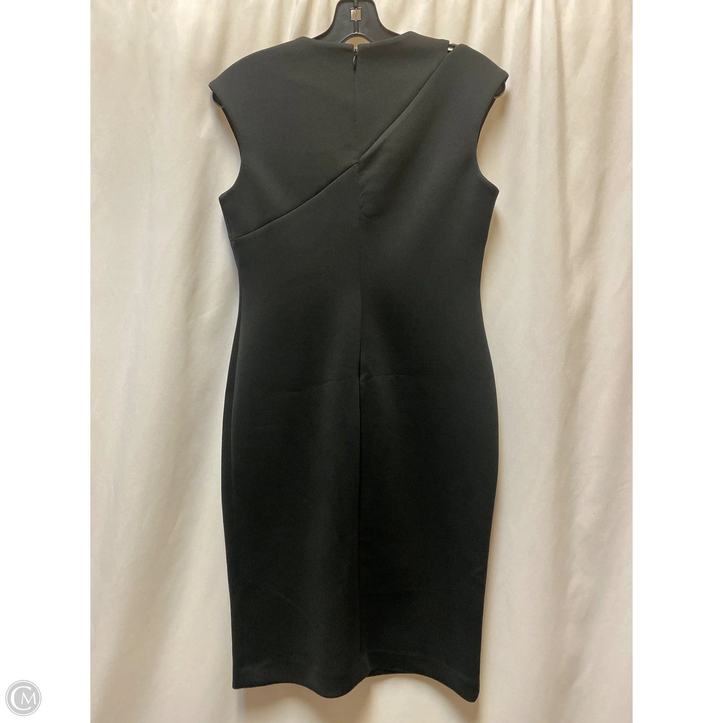 Dress Casual Midi By Calvin Klein In Black, Size: S
