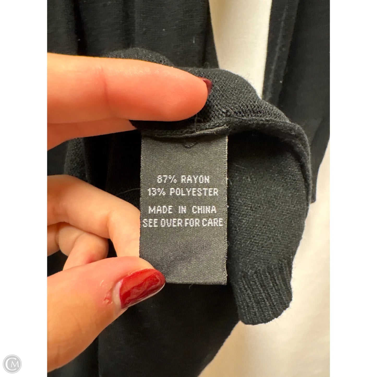 Dress Sweater By In Sanfrancisco In Black, Size: M