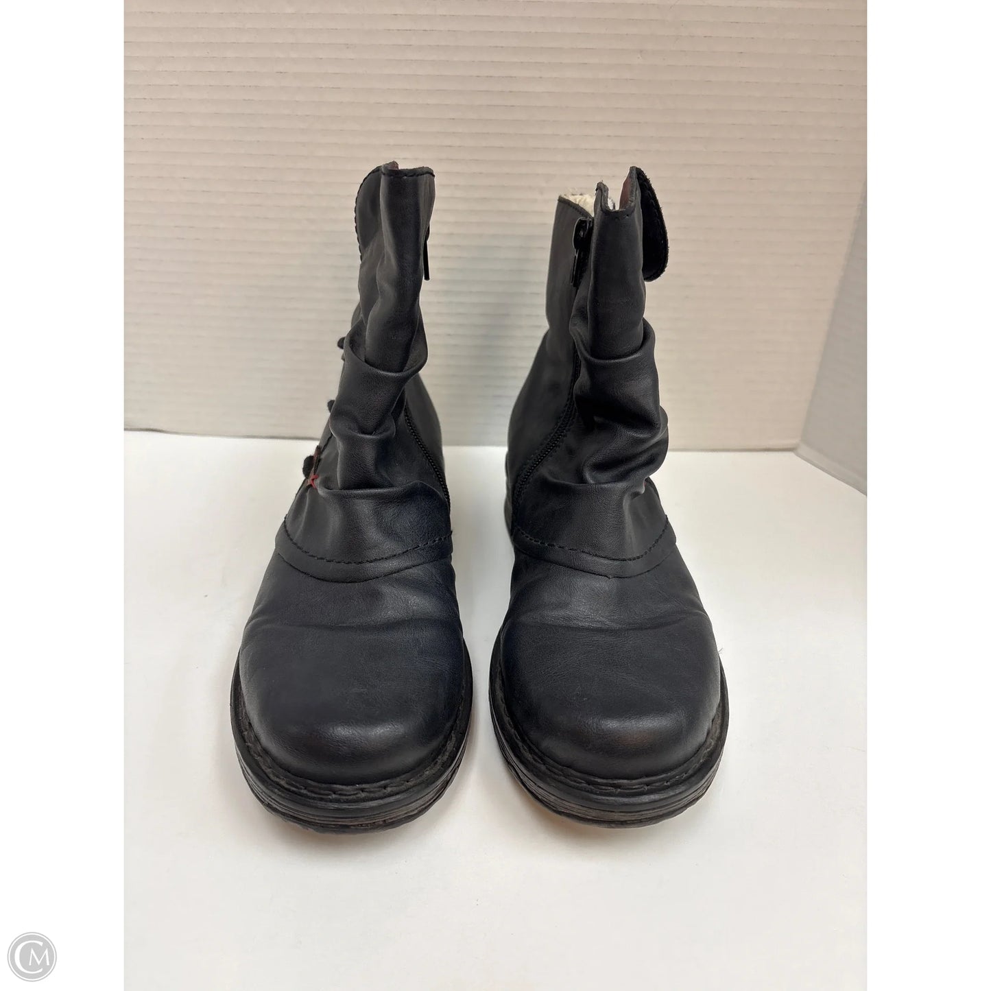 Boots Ankle Flats By Riekers In Navy, Size: 6.5