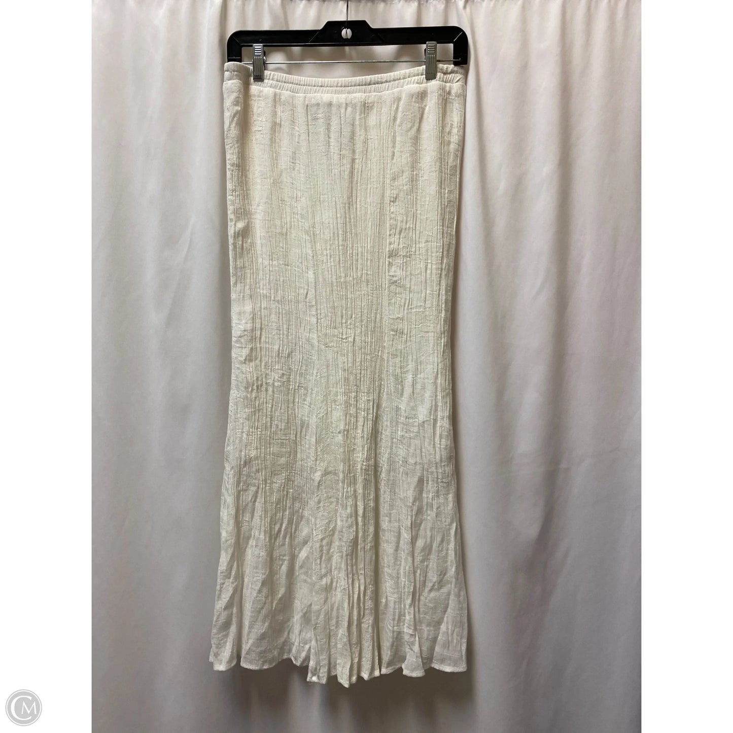 Skirt Maxi By Ab Studio In White, Size: M