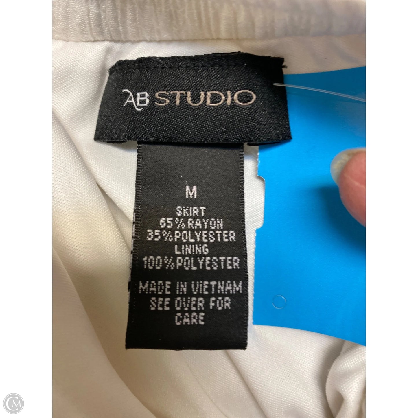 Skirt Maxi By Ab Studio In White, Size: M