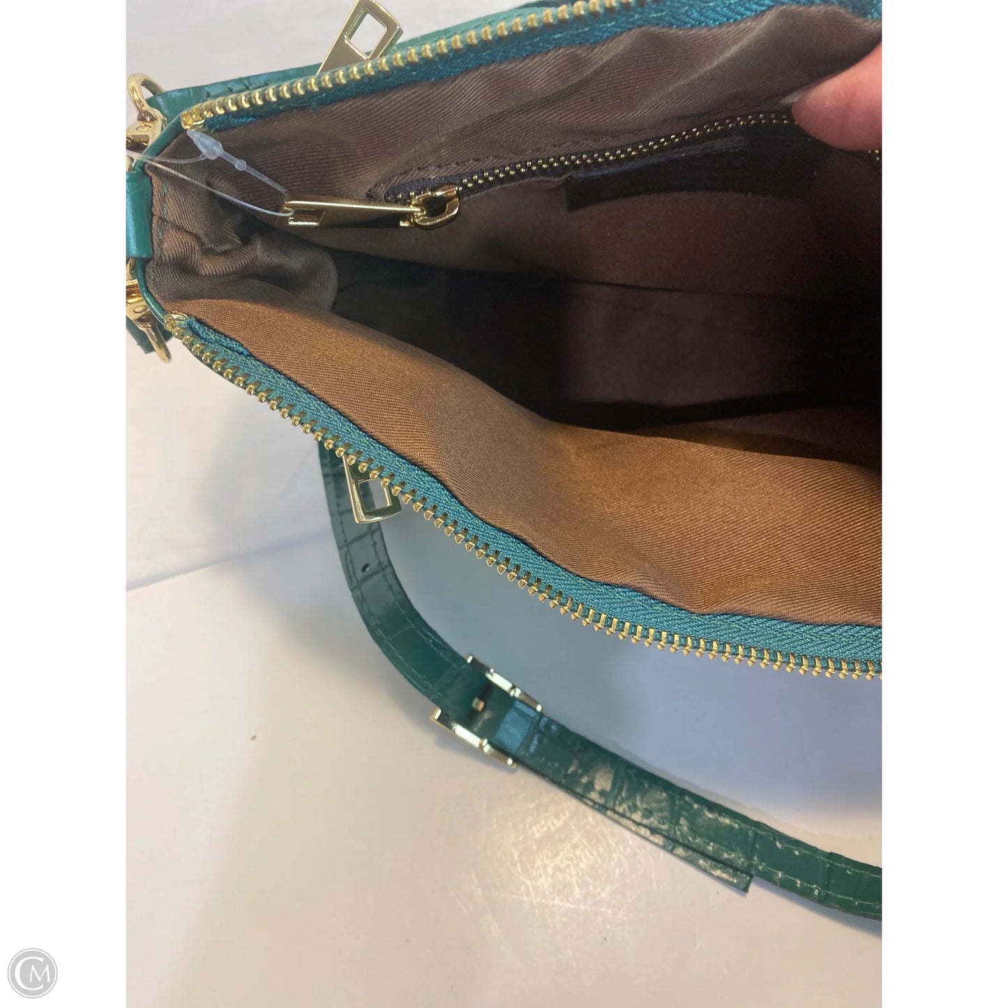 Crossbody Leather By Clothes Mentor, Size: Medium