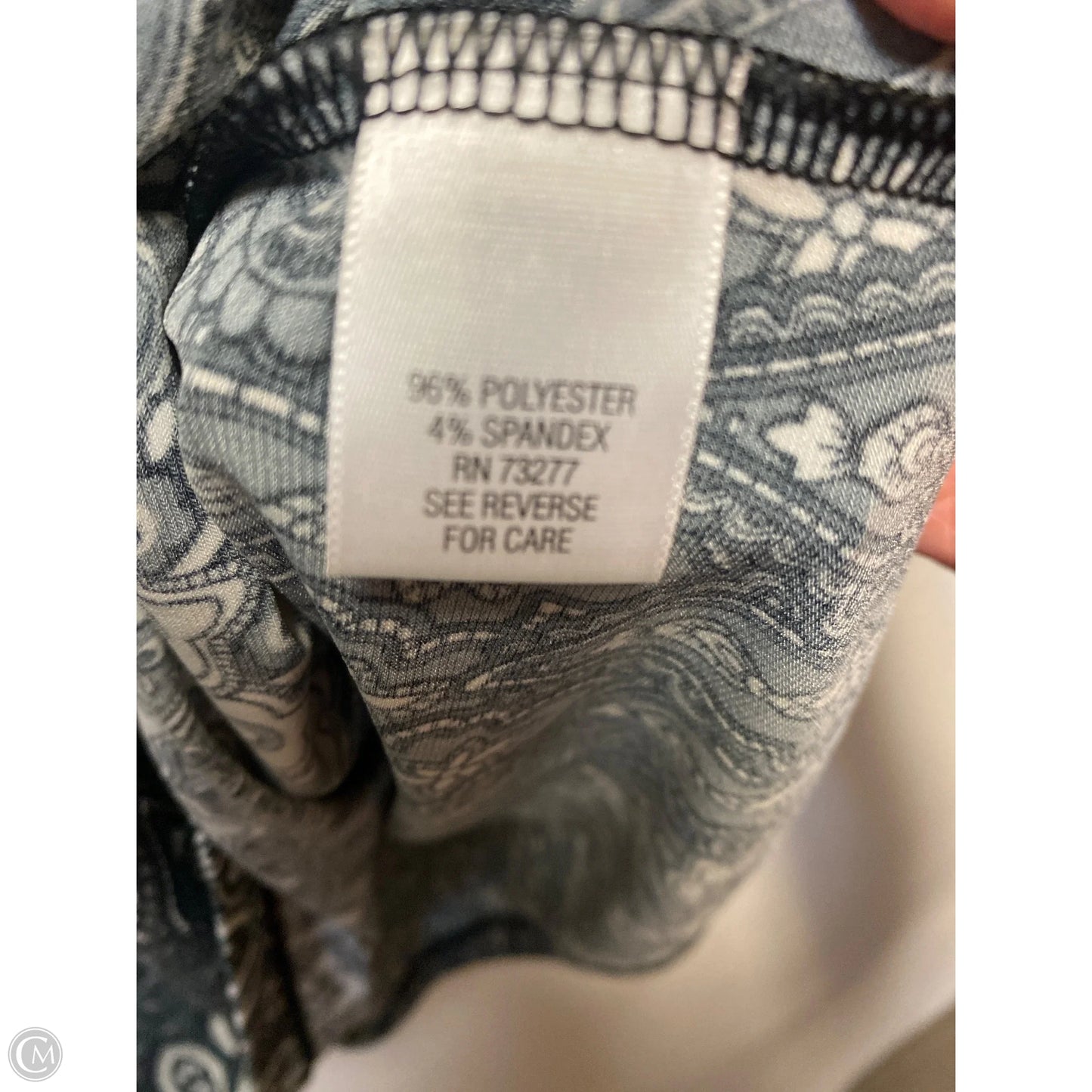 Dress Casual Midi By Apt 9 In Grey, Size: Xl