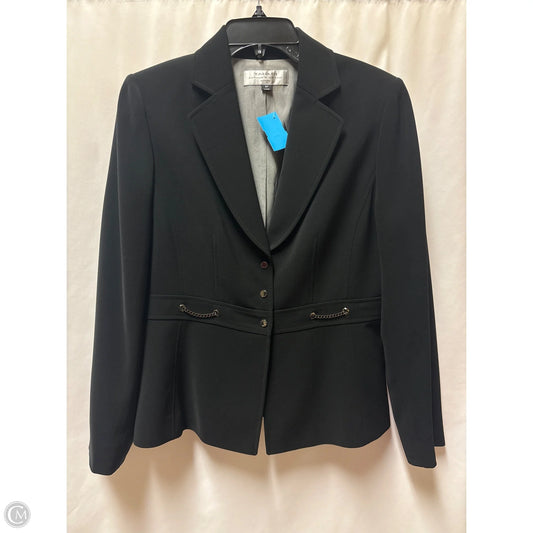 Blazer By Tahari By Arthur Levine In Black, Size: Mp
