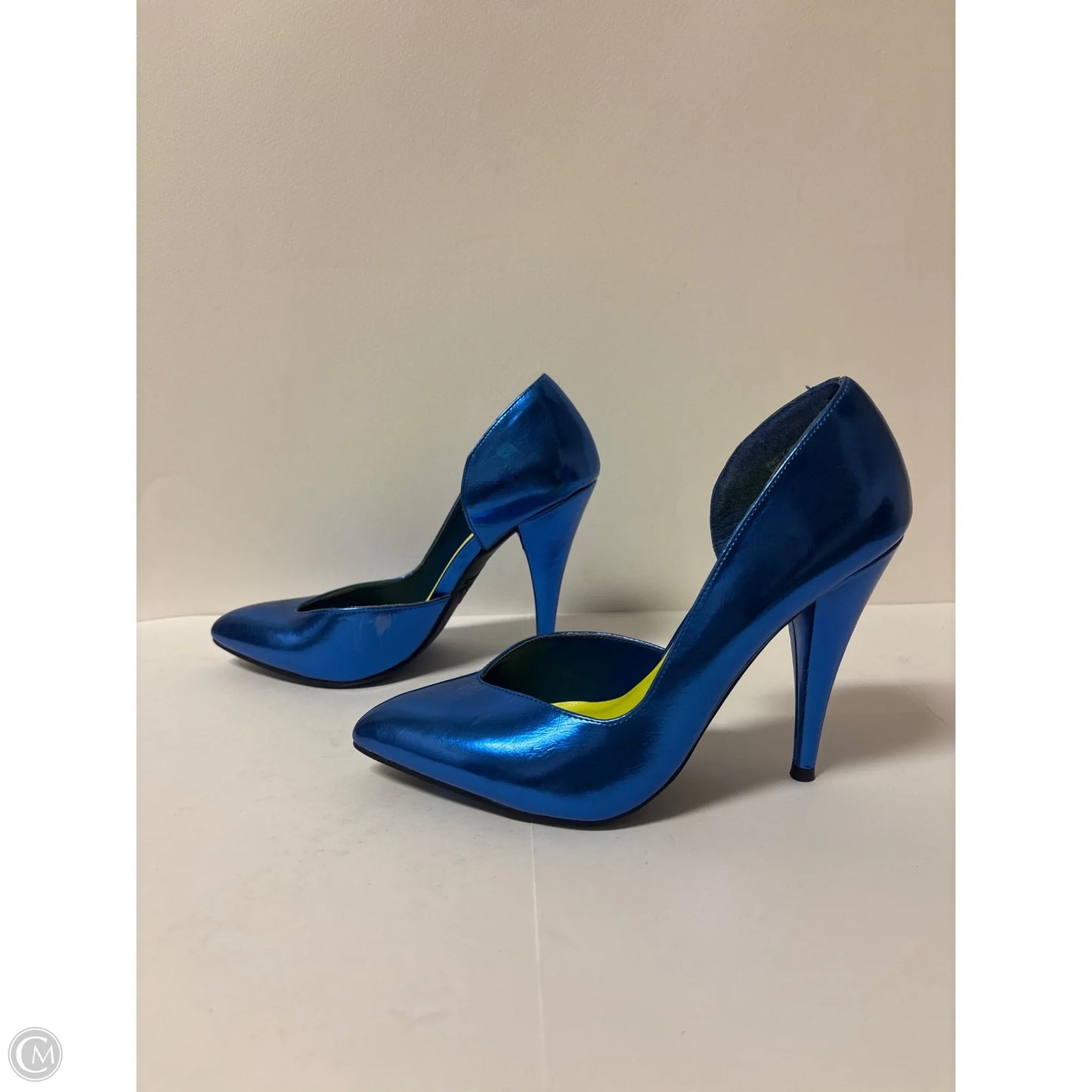Shoes Designer By Vera Wang In Blue, Size: 7