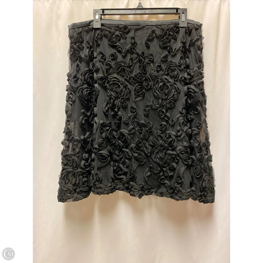 Skirt Midi By Eci In Black, Size: Xl