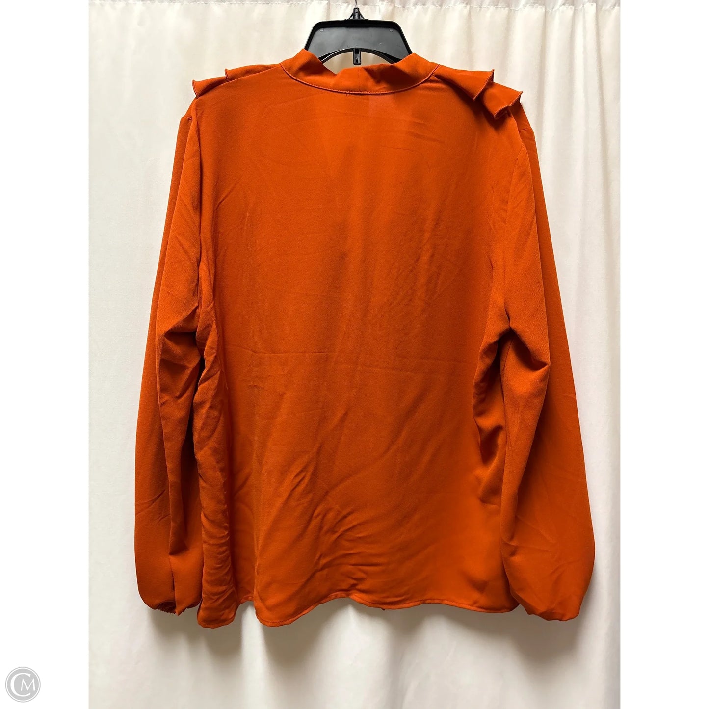 Top Long Sleeve By Anne Klein In Copper, Size: Xl