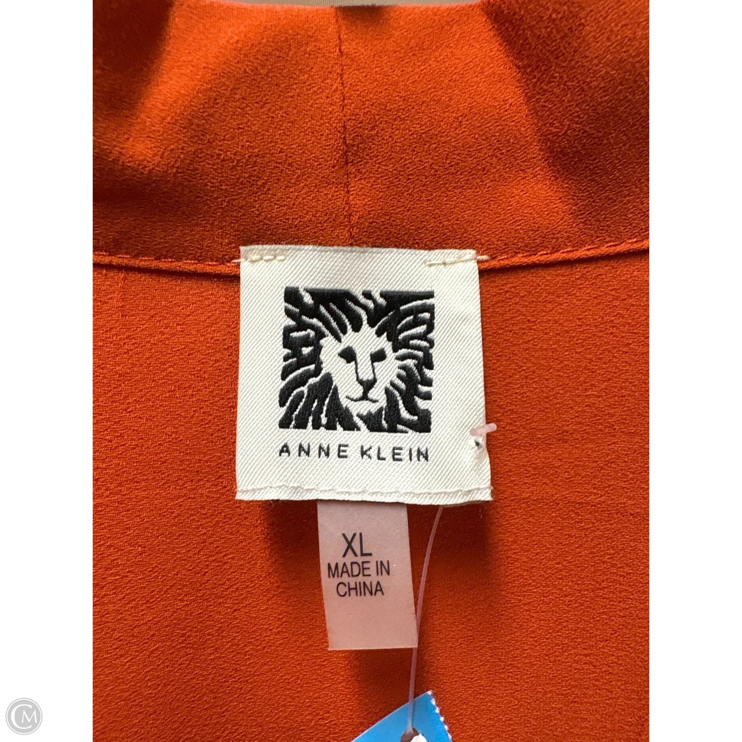 Top Long Sleeve By Anne Klein In Copper, Size: Xl