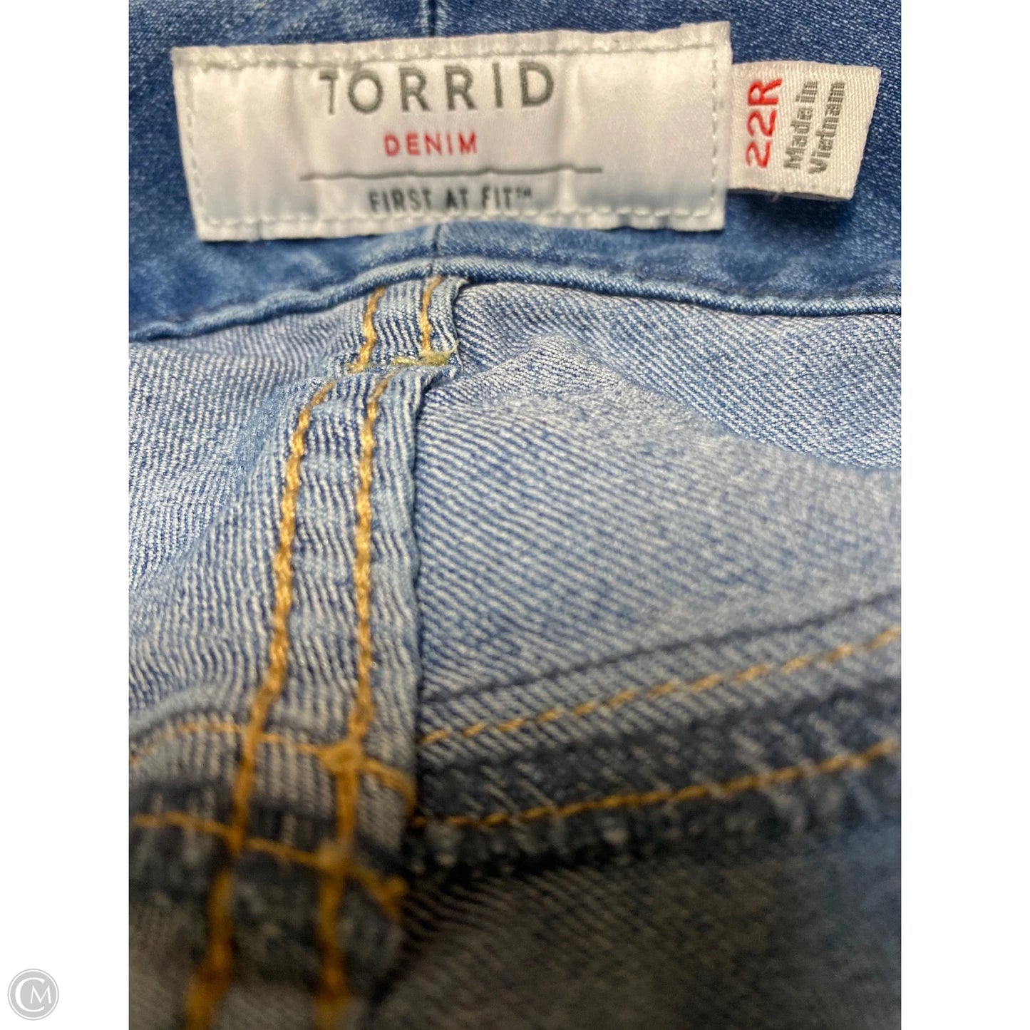 Jeans Jeggings By Torrid In Blue Denim, Size: 22