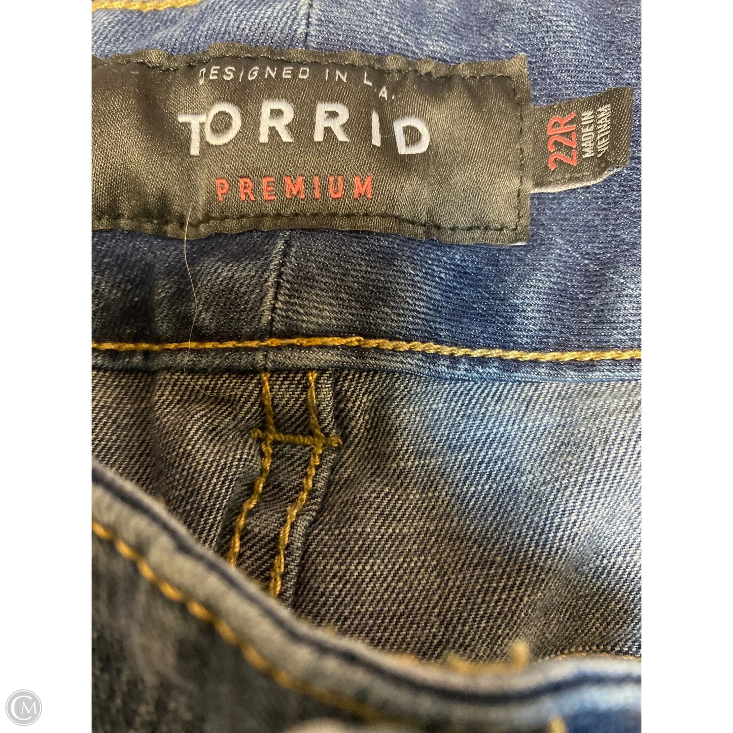 Jeans Jeggings By Torrid In Blue Denim, Size: 22