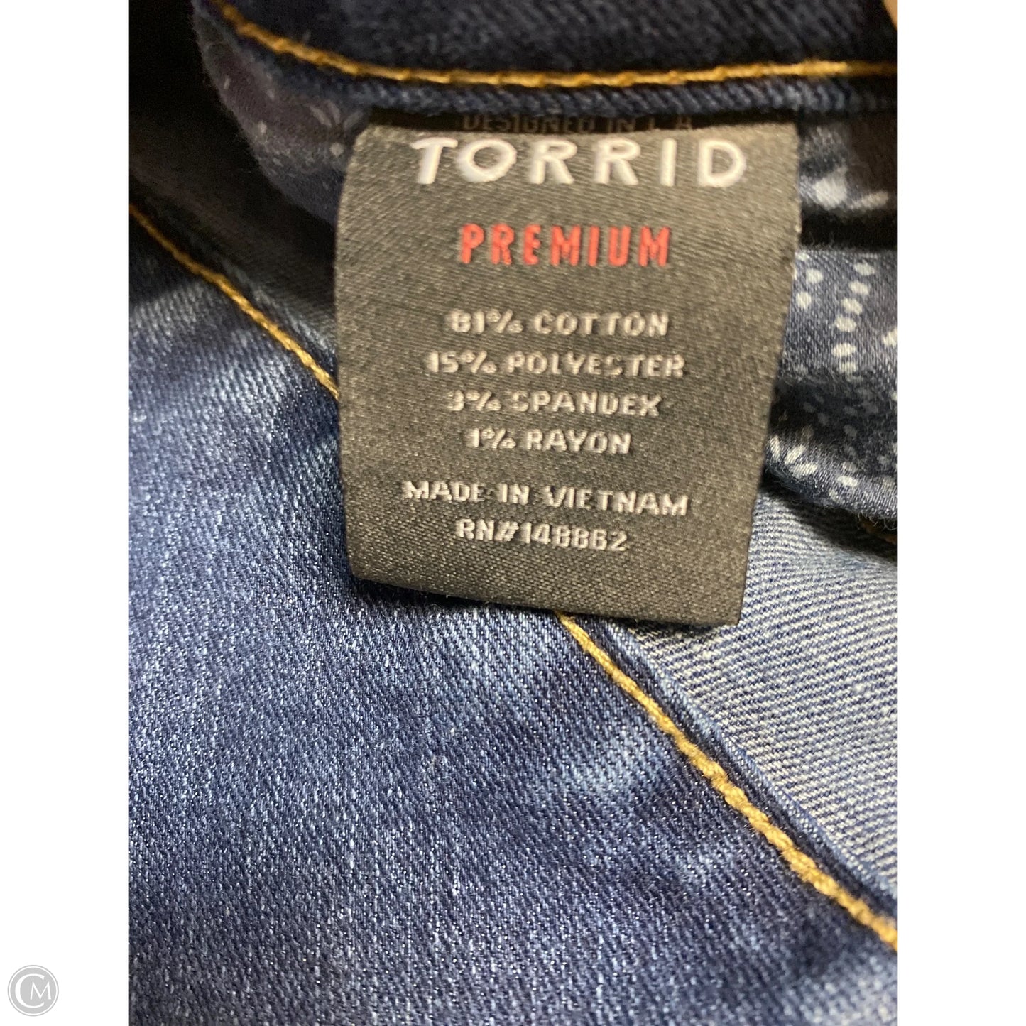 Jeans Jeggings By Torrid In Blue Denim, Size: 22