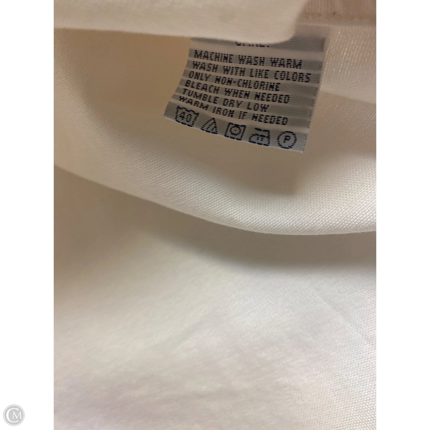 Top Long Sleeve By Ralph Lauren In White, Size: S