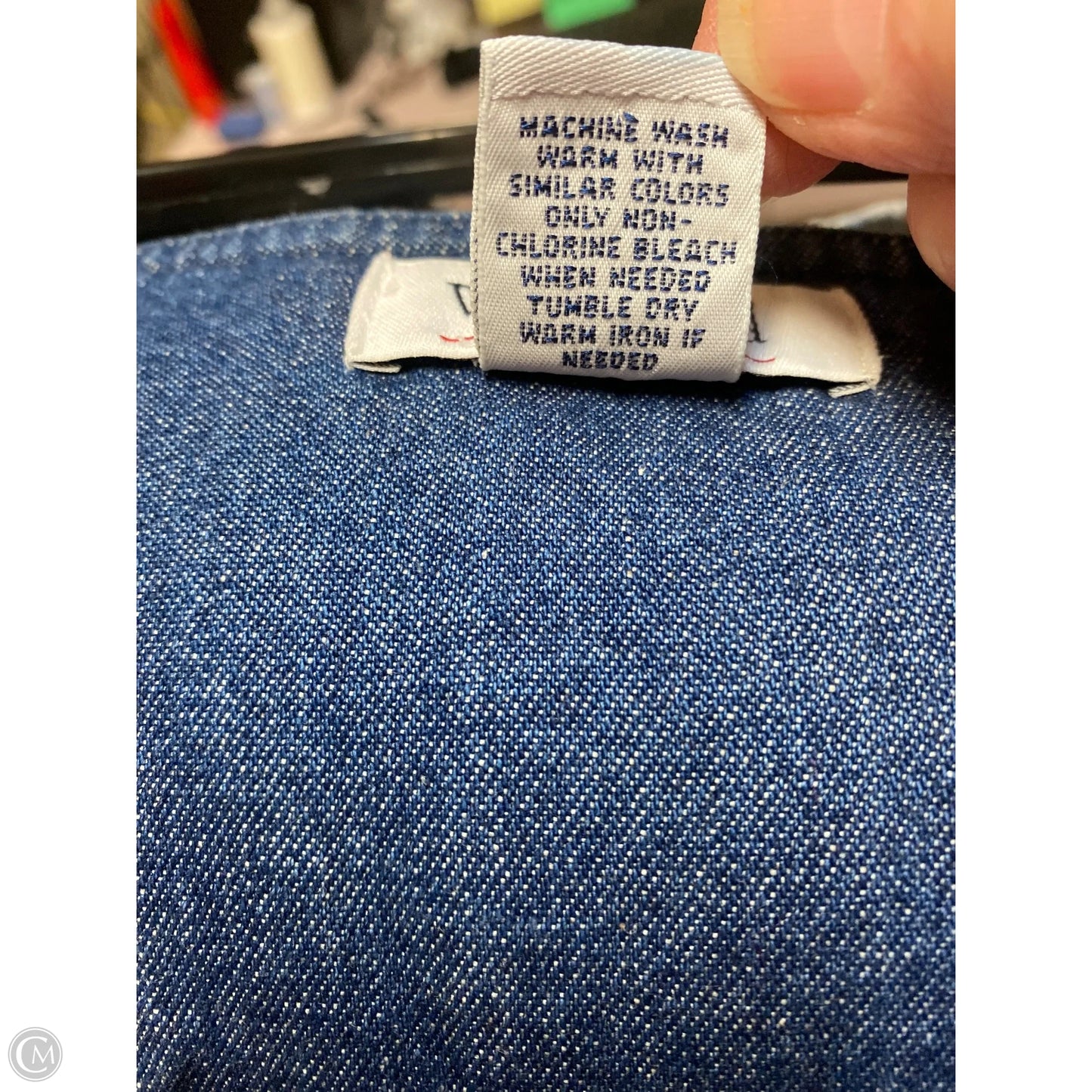 Dress Casual Maxi By West Bound In Blue Denim, Size: M