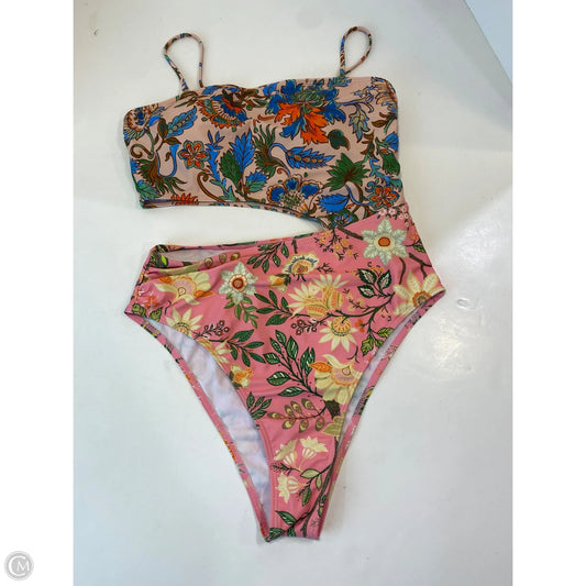 Swimsuit By Clothes Mentor In Pink, Size: L