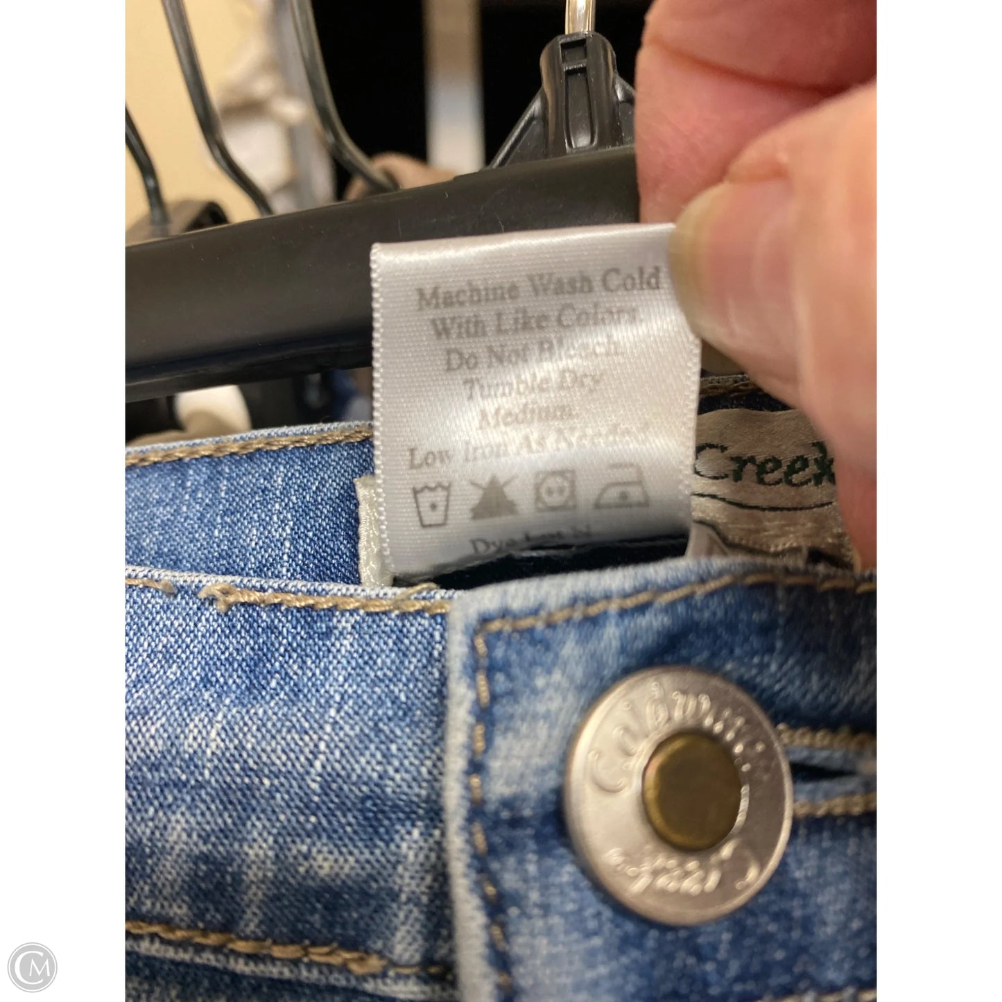 Jeans Boot Cut By American Eagle In Blue Denim, Size: 10