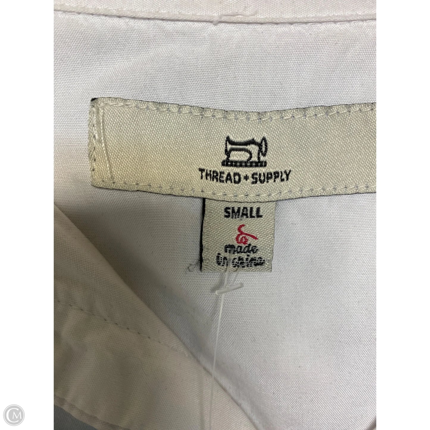 Top Long Sleeve By Thread And Supply In White, Size: S