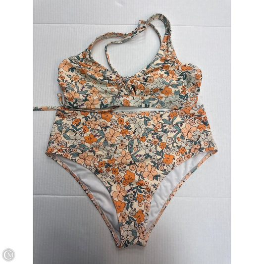 Swimsuit 2pc By Clothes Mentor In Orange, Size: Xl
