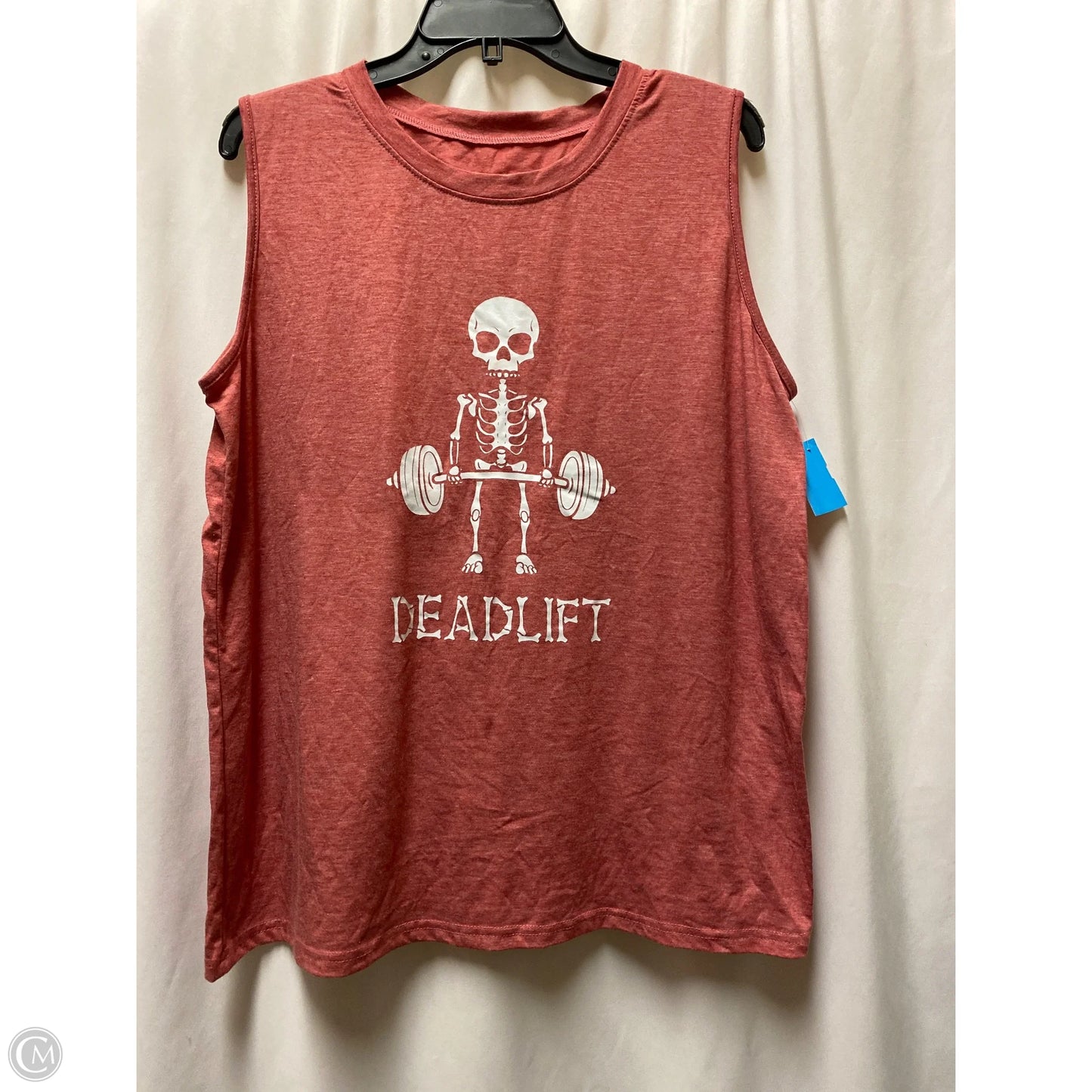 Top Sleeveless By Clothes Mentor In Maroon, Size: Xl