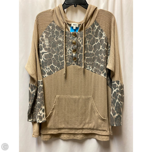 Top Long Sleeve By Bke In Animal Print, Size: Xl