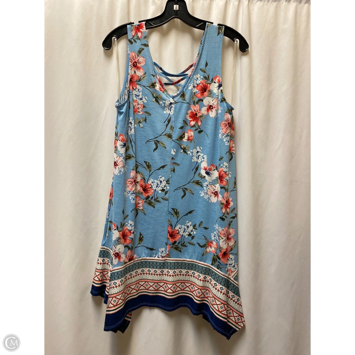 Dress Casual Midi By Clothes Mentor In Black, Size: L