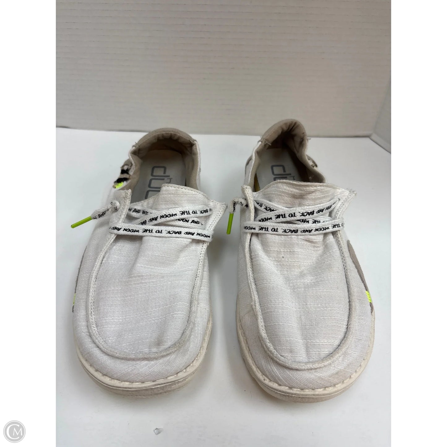 Shoes Flats By Hey Dude In White, Size: 9