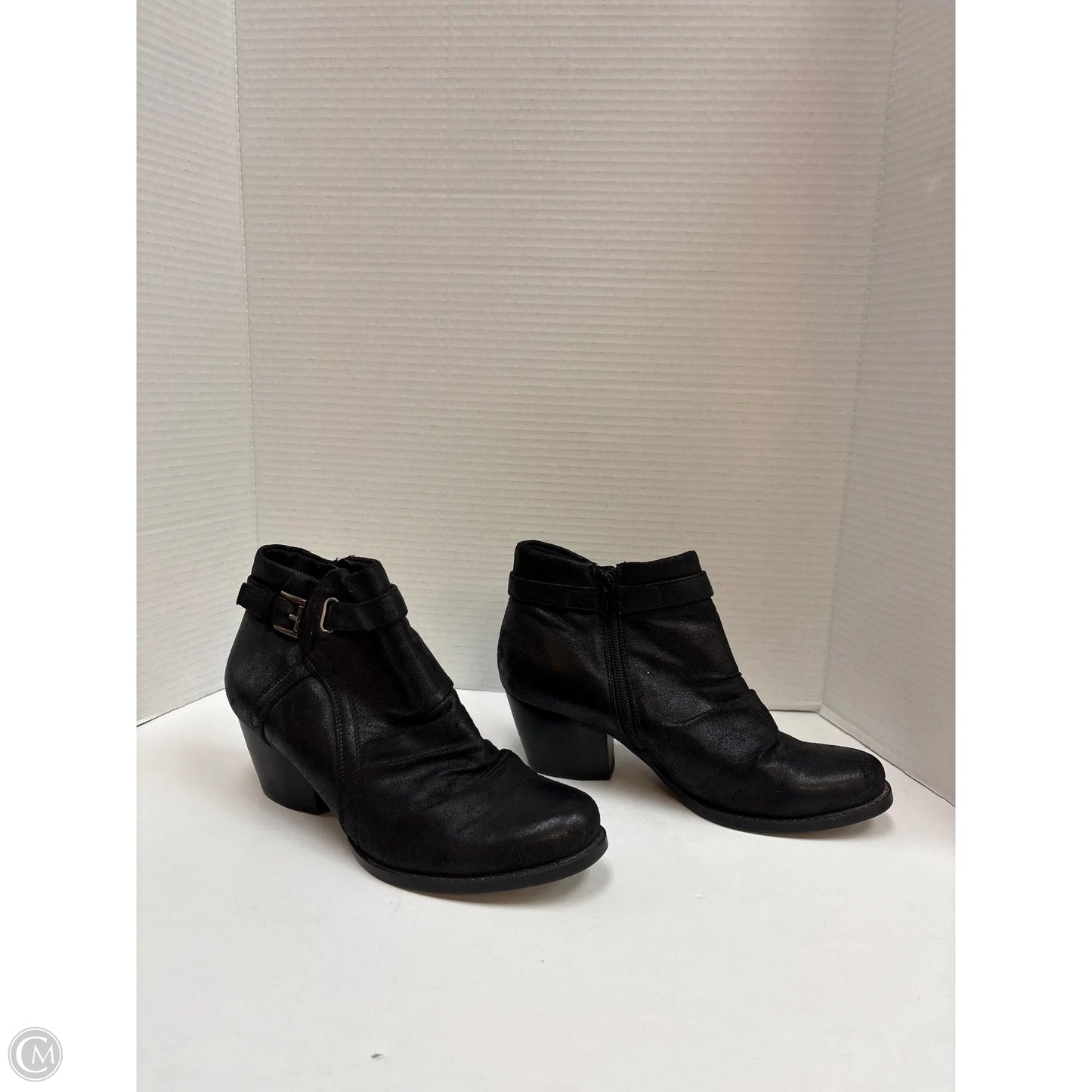 Boots Ankle Heels By Bare Traps In Black, Size: 7.5