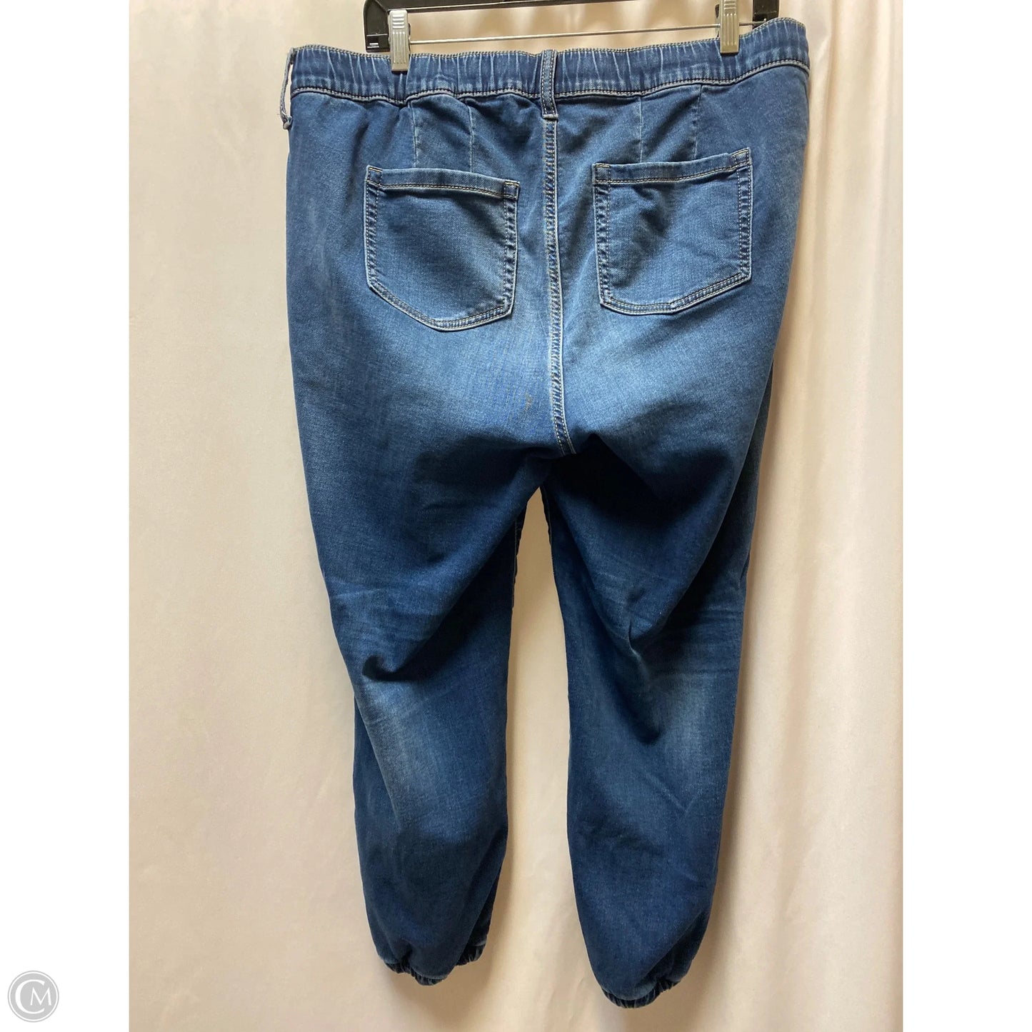 Jeans Straight By Torrid In Blue Denim, Size: 14
