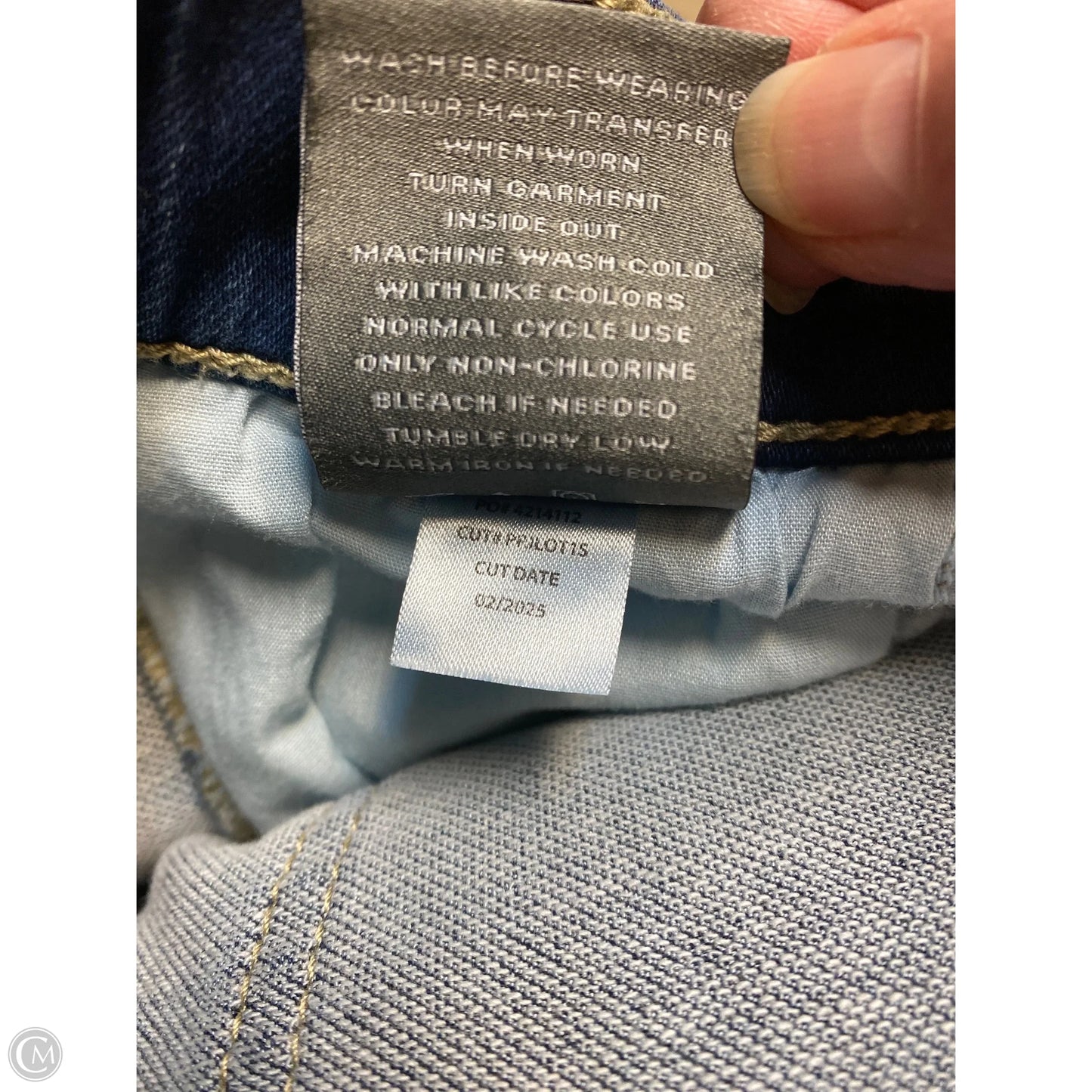 Jeans Straight By Torrid In Blue Denim, Size: 14