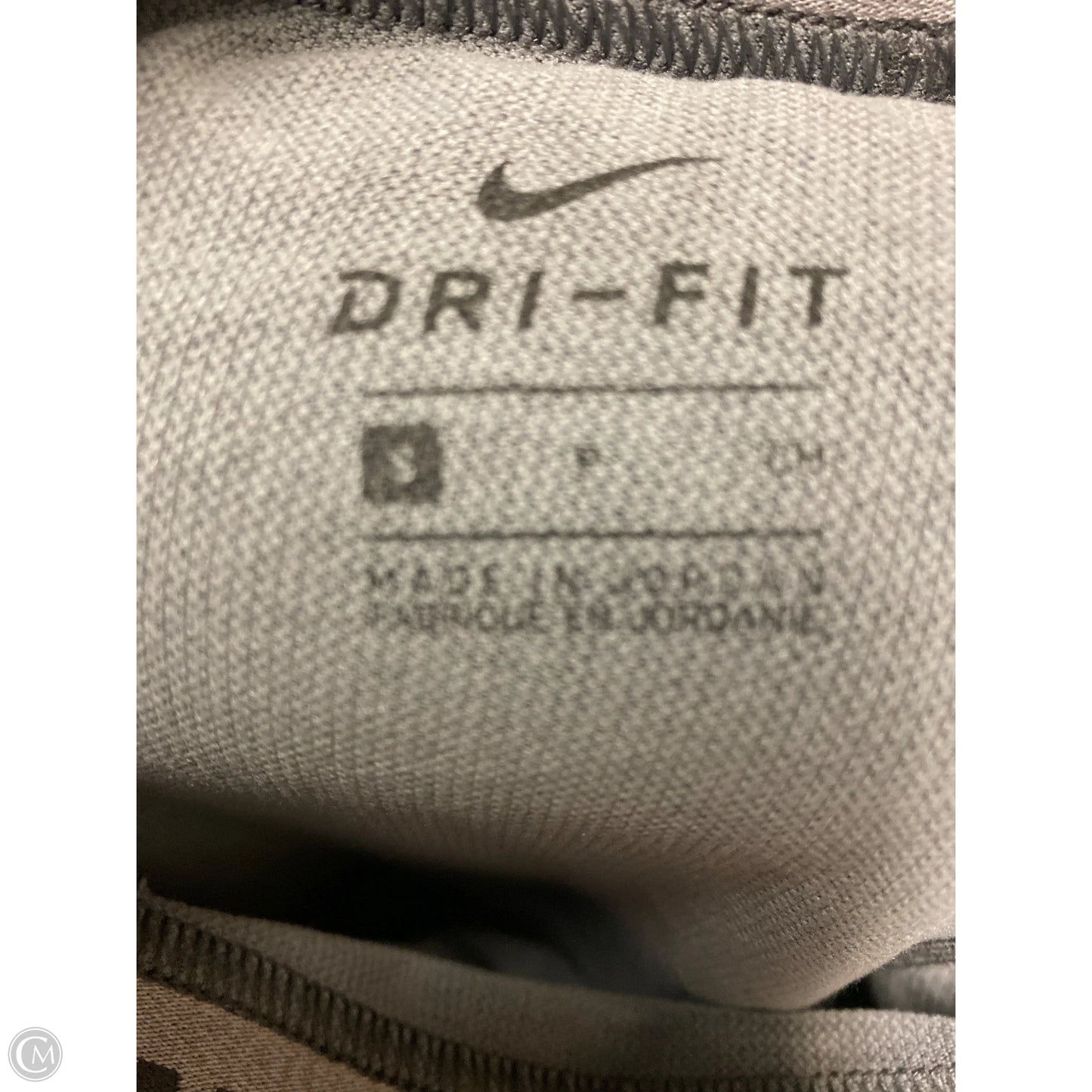 Athletic Leggings By Nike In Grey, Size: S