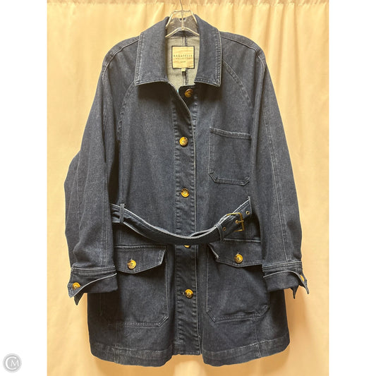 Jacket Denim By Bagatelle In Blue Denim, Size: Xl