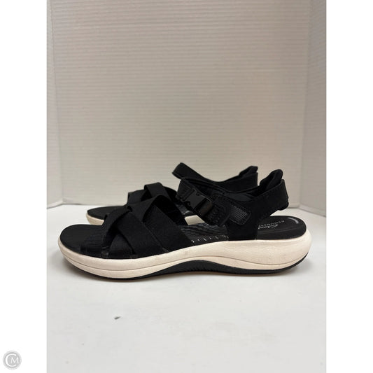 Sandals Flats By Clarks In Black, Size: 7