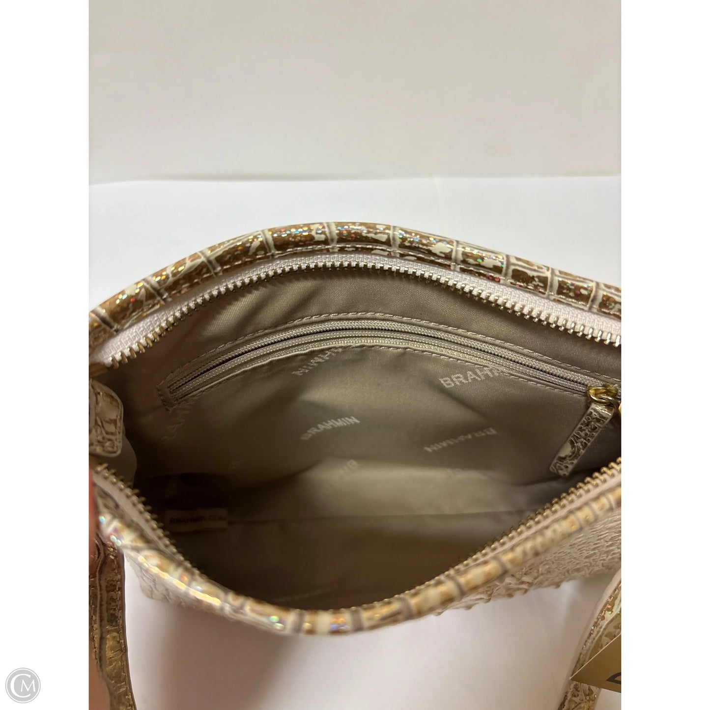 Handbag Designer By Brahmin, Size: Small