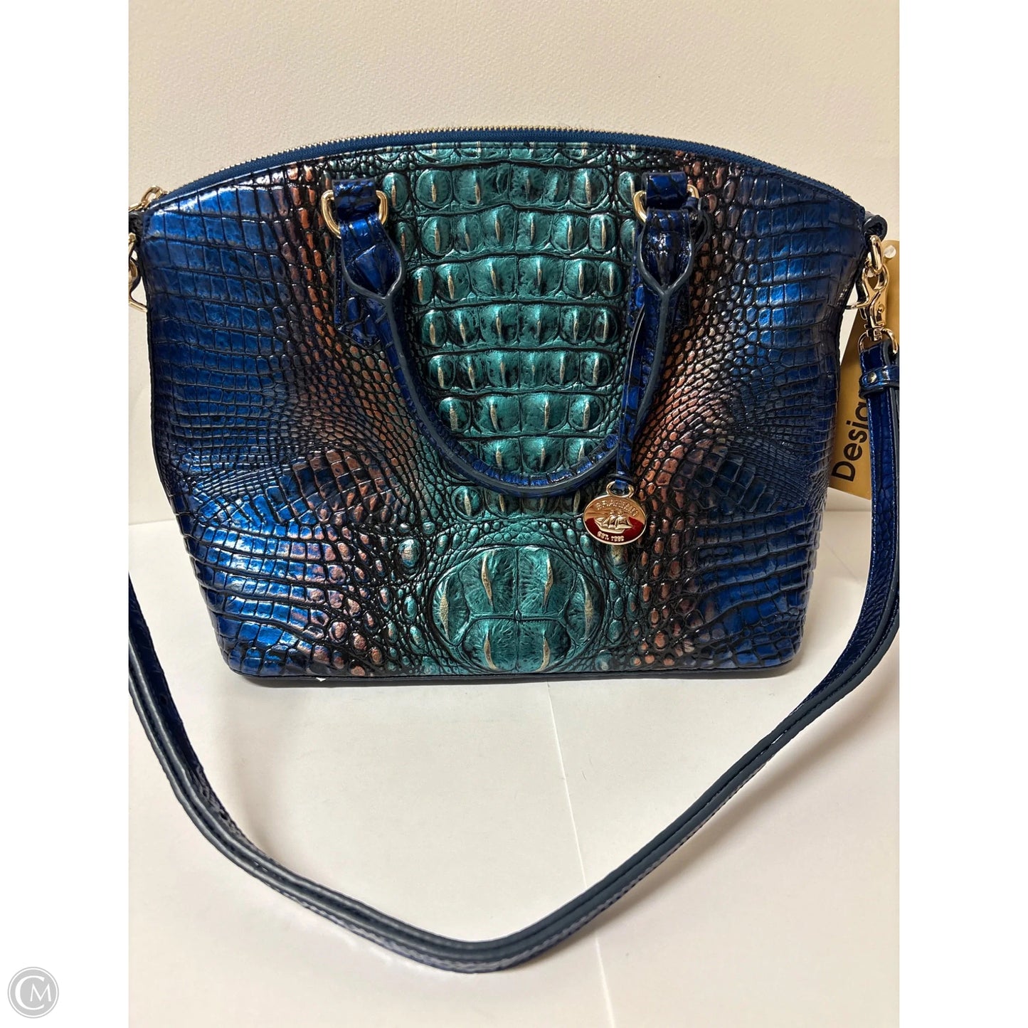 Handbag Designer By Brahmin, Size: Large