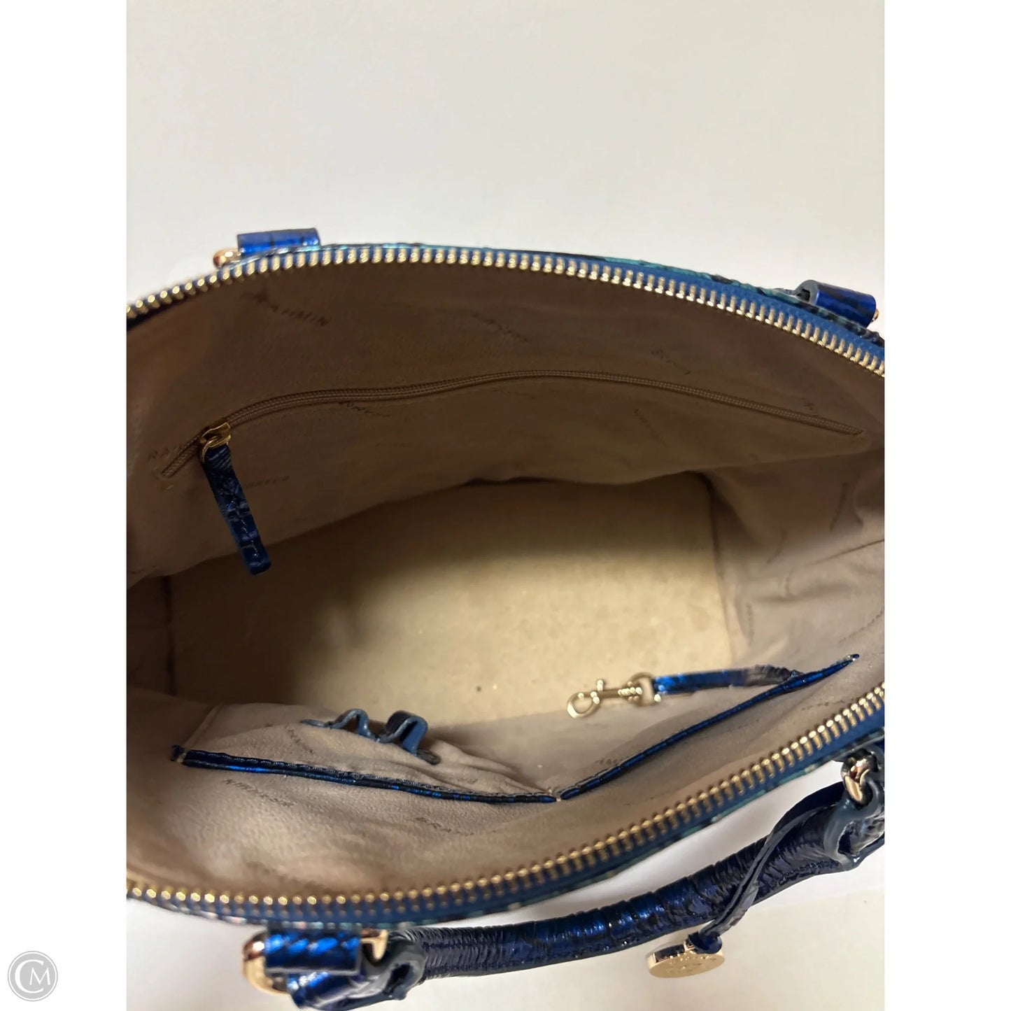 Handbag Designer By Brahmin, Size: Large