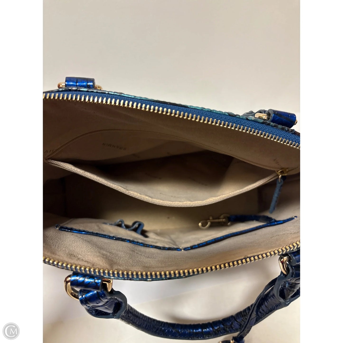 Handbag Designer By Brahmin, Size: Large