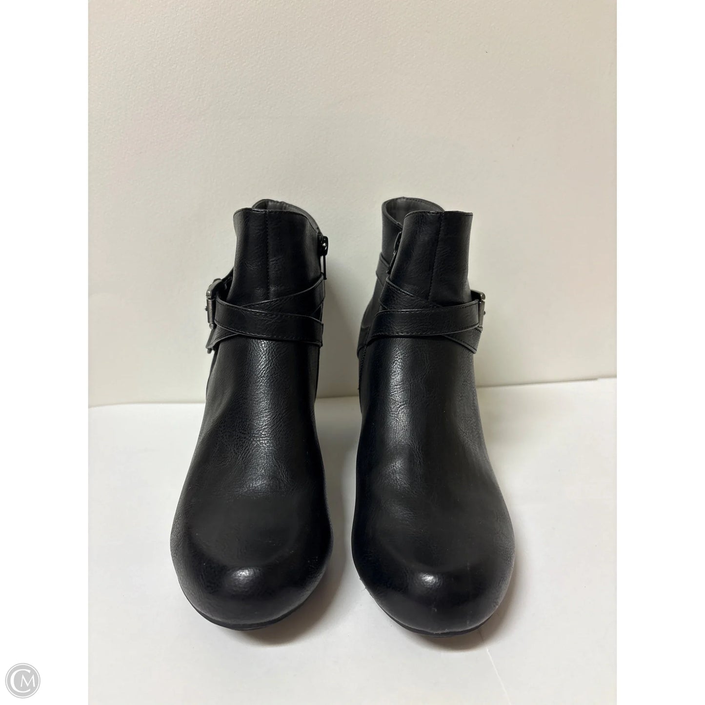 Boots Ankle Heels By Rialto In Black, Size: 8.5