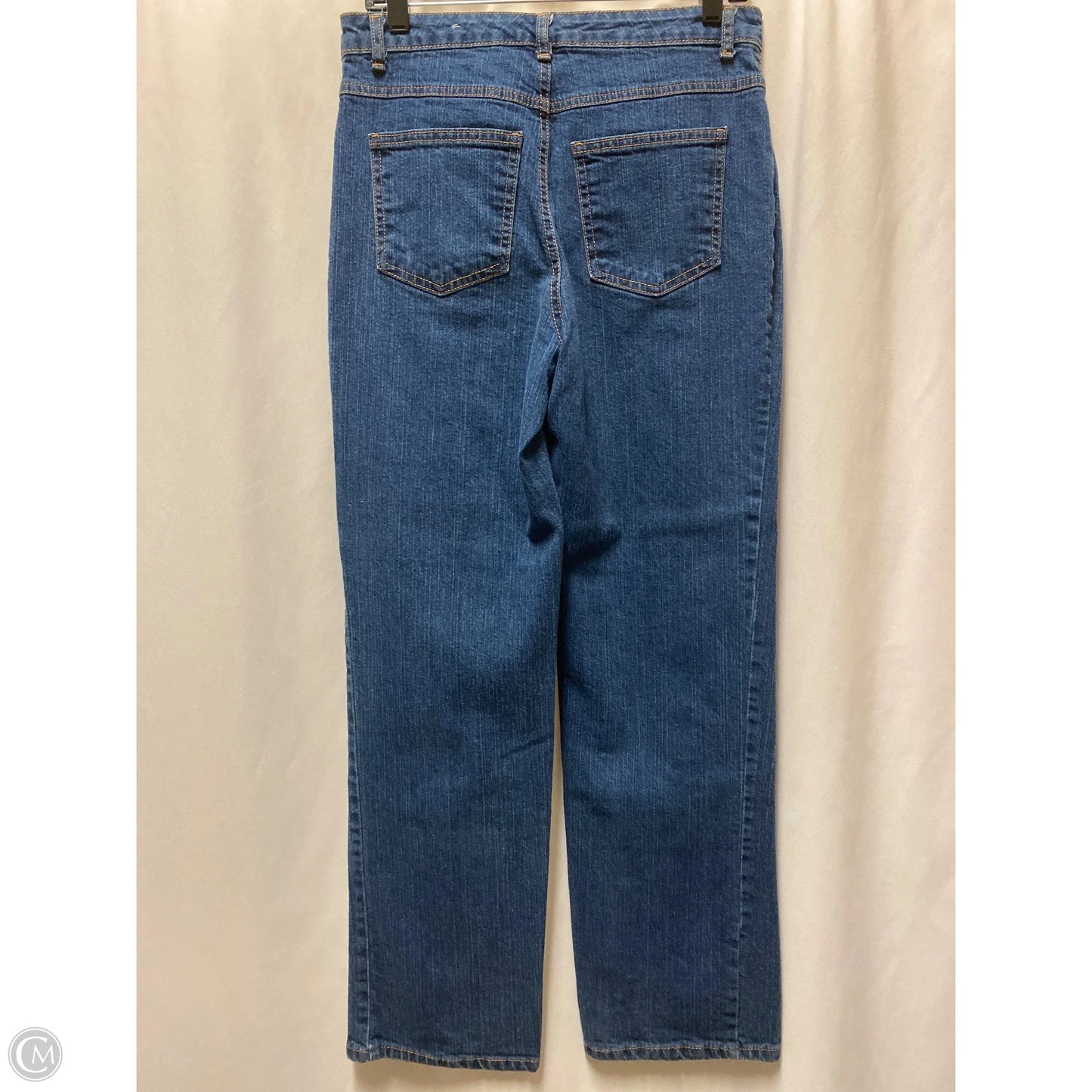 Jeans Straight By Kim Rogers In Blue Denim, Size: 8