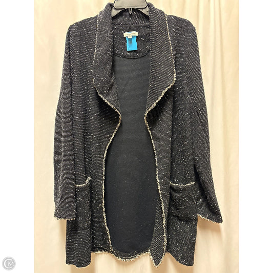 Jacket Shirt By Max Studio In Navy, Size: Xl