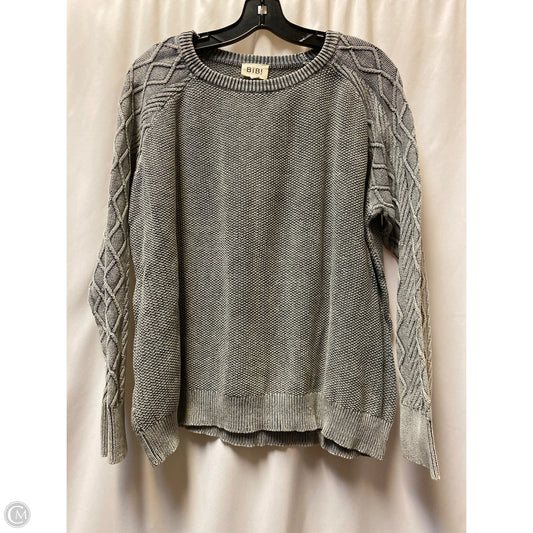 Sweater By Bibi In Grey, Size: Xl