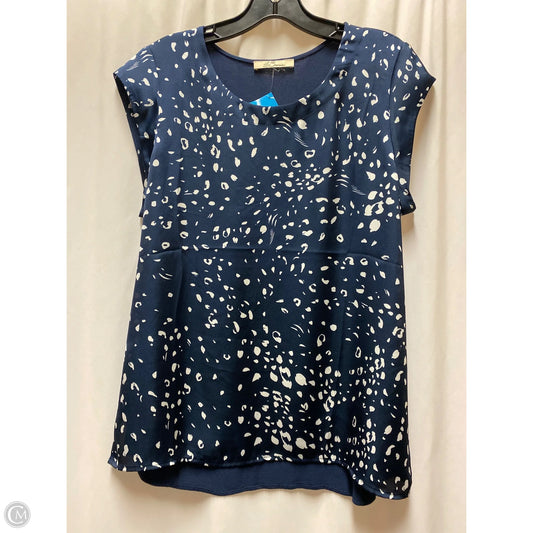 Top Sleeveless By Clothes Mentor In Navy, Size: M
