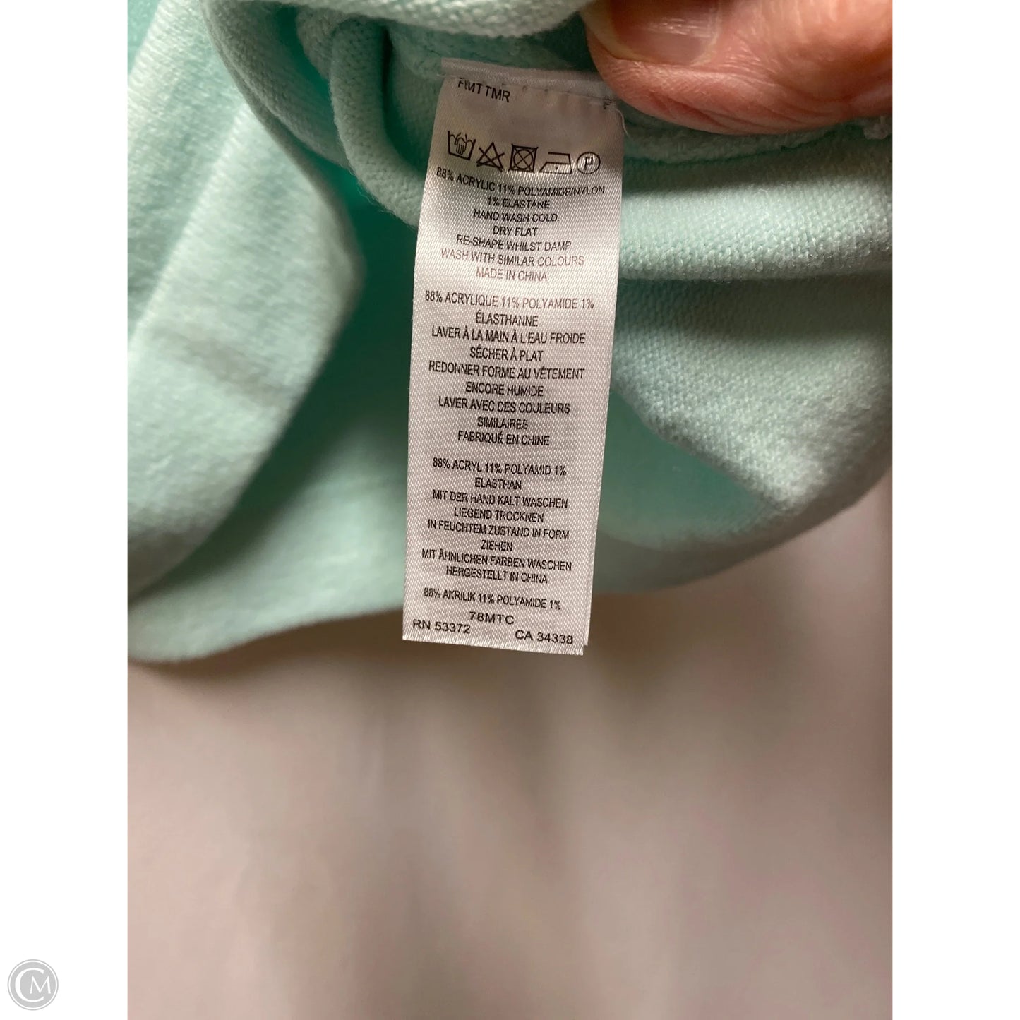 Sweater By French Connection In Green, Size: L